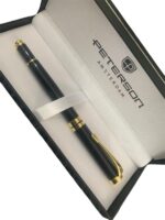 Metalowy długopis z czarnym tuszem - PETERSON z lazerowym grawerowaniem w etui. Personalizacja! - obrazek 2
