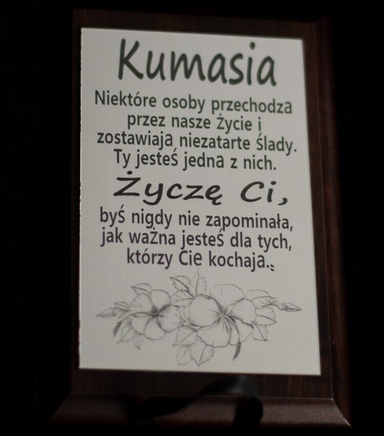 Dyplom/podziękowanie/certyfikat na podkładzie drewnianym! Personalizacja, grawerowanie laserowe! MAŁY - obrazek 2