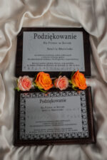 Dyplom/certyfikat/podziękowanie - laserowe grawerowanie! Personalizacja!