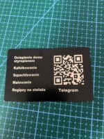 Eleganckie Wizytówki Metalowe z Aluminium z Indywidualnym Grawerem! 100 szt! - obrazek 7