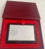 Podziękowanie/dyplom/certyfikat na podkładzie drewnianym w reprezentacyjnym opakowaniu! Personalizacja! CZERWONY/SREBRNY - obrazek 2