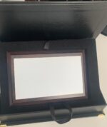 Podziękowanie/dyplom/certyfikat na podkładzie drewnianym w reprezentacyjnym opakowaniu! Personalizacja! CZARNY/BIAŁY