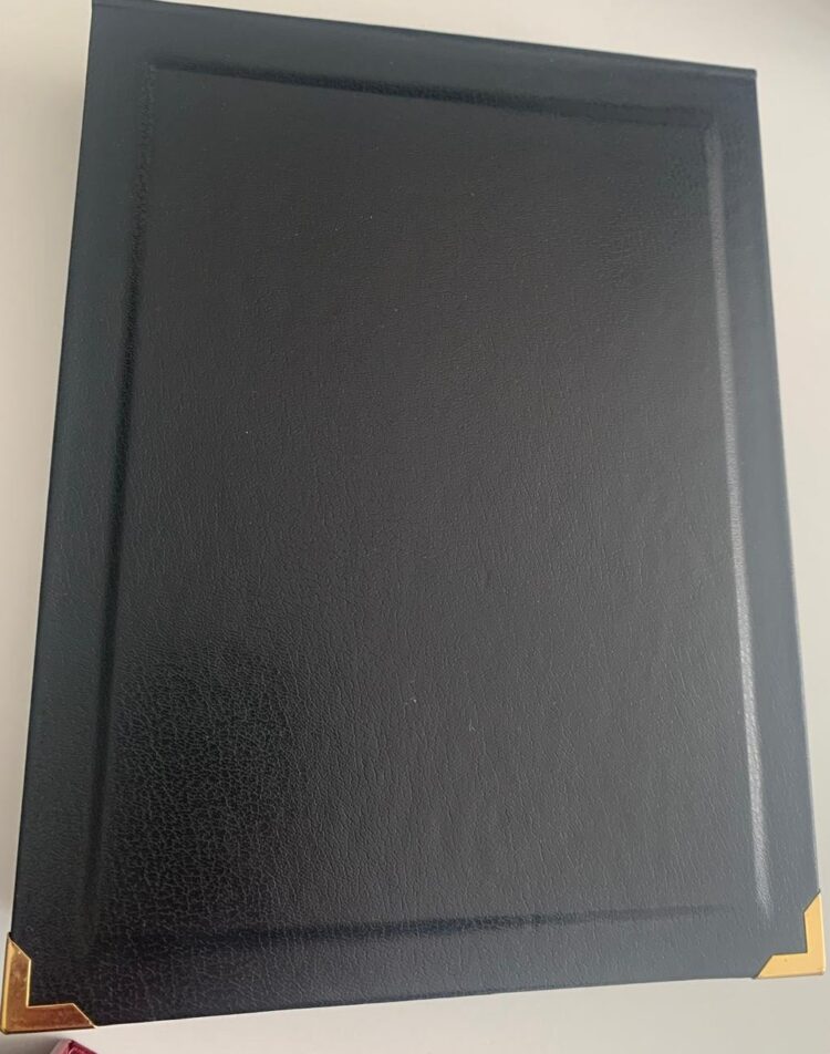 Podziękowanie/dyplom/certyfikat na podkładzie drewnianym w reprezentacyjnym opakowaniu. Grawerowanie laserowe. CZARNY/ZŁOTO - obrazek 4