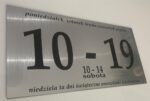 Tablica na drzwi z laminatu grawerskiego. 20cm * 10cm, ZŁOTA! Grawerowanie laserowe. - obrazek 5
