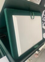 Podziękowanie/dyplom/certyfikat na podkładzie drewnianym w reprezentacyjnym opakowaniu! Personalizacja! ZIELONY/BIAŁY
