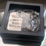 Zestaw prezentowy. Stalowy naszyjnik męski nieśmiertelnik z łańcuszkiem. Personalizacja! Grawerowanie laserowe! - obrazek 2