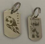 Brelok do kluczy dla dzieci z grawerem! Personalizacja! Stal niedrzewna!