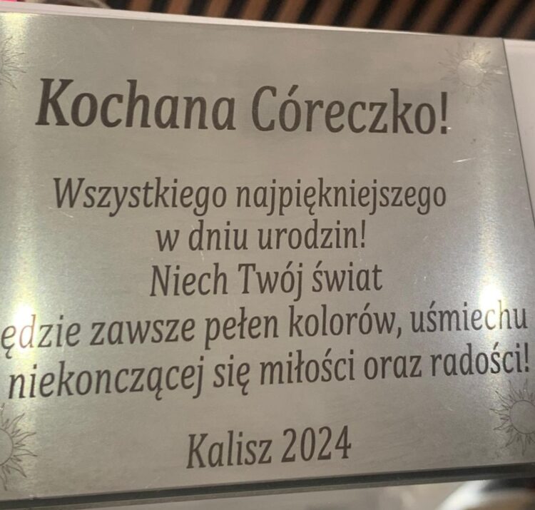 Tablica ze stali nierdzewnej! Personalizacja! Grawerowanie laserowe! 17 cm*13 cm - obrazek 3