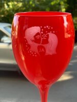 „Black & Red Love" – Zestaw 2 Kieliszków z Personalizowanym Grawerem! - obrazek 2