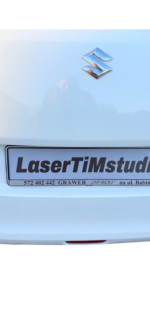 Zestaw: 2 metalizowane ramki do tablic rejestracyjnych z grawerowaniem laserowym! Personalizacja! - obrazek 3