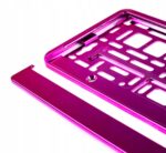 Ramka do Tablicy Rejestracyjnej Metalowa CHROM + Grawer Laserowy FIBER - obrazek 6