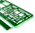 Ramka do Tablicy Rejestracyjnej Metalowa CHROM + Grawer Laserowy FIBER - obrazek 4
