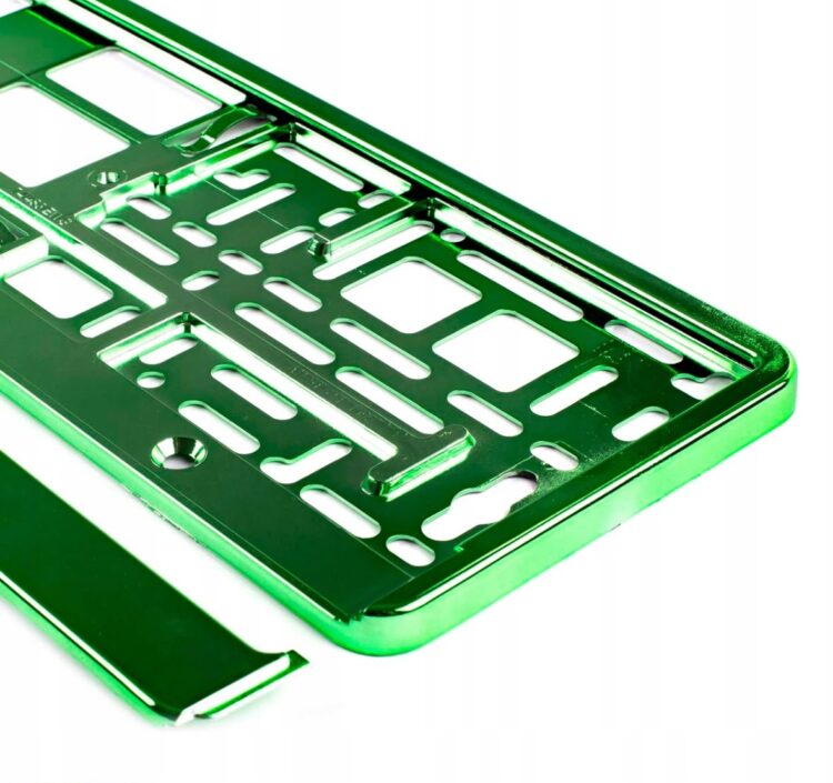 Ramka do Tablicy Rejestracyjnej Metalowa CHROM + Grawer Laserowy FIBER - obrazek 4